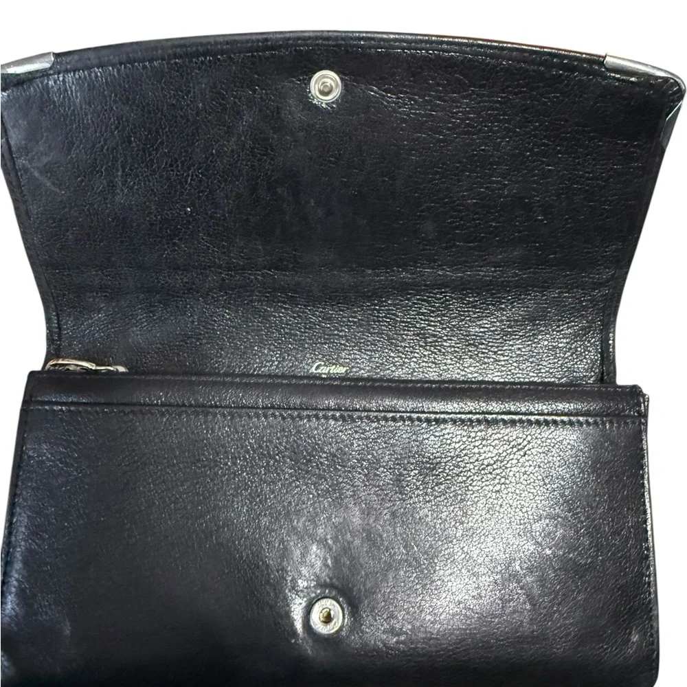 Black Buffalo Marcelo Leather Inter Long Wallet w/ Original Box, Papers & COA